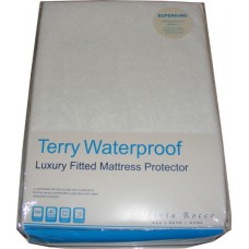 Super King Size Terry Towelling Waterproof Mattress Cover Protector
